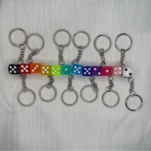 Dice Key Chains